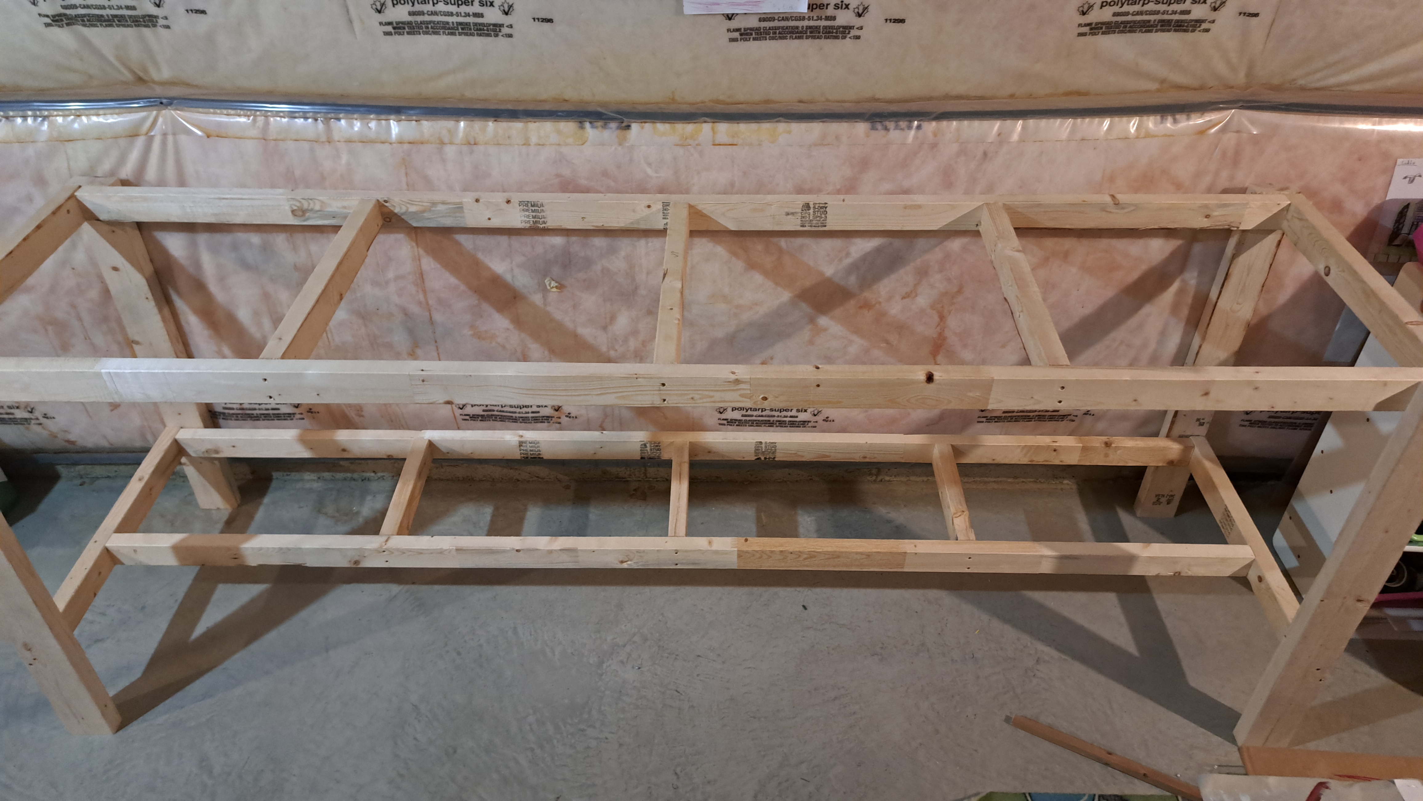 Lower shelf added to the build