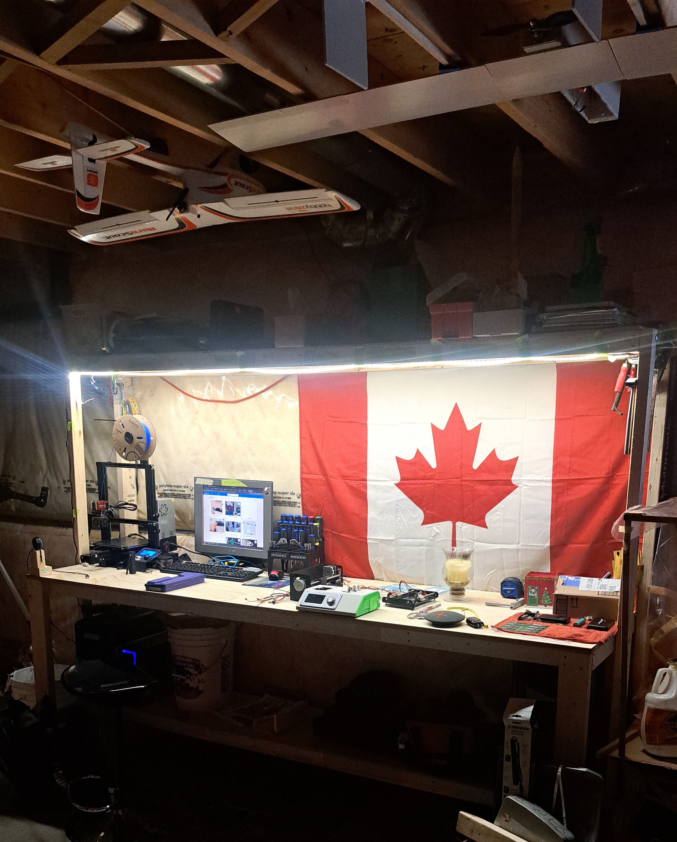 image of the finished workbench